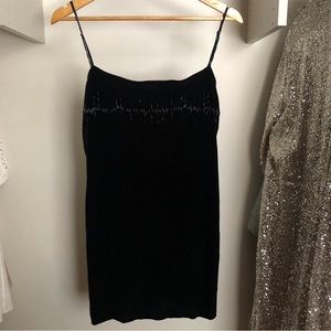 Sexy velvet little black dress - Victoria’s Secret size S EUC